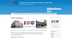Desktop Screenshot of gymelg.cz